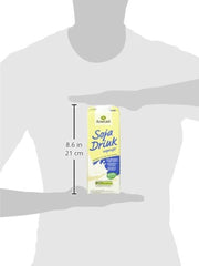 Bio Sojadrink, ungesüßt, glutenfrei, laktosefrei, vegan, 8er Pack (8 x 1 kg)