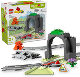LEGO DUPLO Town Railway Tunnel And Tracks - Set de expansiune, cadou pentru copii mici, încurajează dexteritatea, set de joacă pentru fanii vehiculelor de la 2 ani, jucărie de învățare creativă 10425 Seturi de constructie Besuche den LEGO-Store Titlu implicit