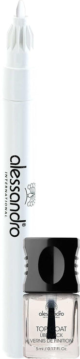 Set de eyeliner French Liner alessandro Effect Polish, alb, 1 pachet (3,2 ml + 5 ml)