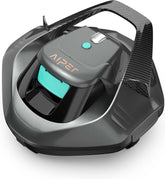 Robot de piscină AIPER, curățitor de piscină fără fir cu baterie, autonomie de 90 de minute, parcare automată, motoare cu acționare dublă și indicatoare LED, ideal pentru piscine cu fund plat de până la 80 m²