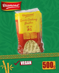 Tăiței DIAMOND cu gătire rapidă fără ou, tăiței rapizi din făină de grâu pentru wok și garnituri - 1 x 500 g