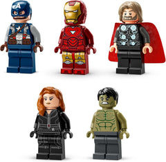 LEGO Marvel: Logo-ul și minifigurinele Marvel - Set de colecție cu Hulk, Thor, Iron Man, Black Widow și Captain America - Set de construcție cu figurine Avengers - Cadou pentru băieți și fete de la 12 ani 76313 Seturi de constructie Besuche den LEGO-Store