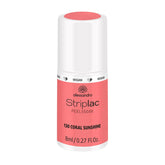 Oja UV alessandro Striplac Coral Sunshine – Delicată și de lungă durată – Îndepărtare ușoară datorită tehnologiei de îndepărtare – Vegană și cruelty-free – 8 ml