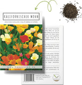 Amestec de semințe de mac californian (Eschscholzia californica) - Maci cu înflorire frumoasă, cu o perioadă lungă de înflorire, pentru o pajiște cu flori colorate (Mac californian)