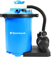 Sistem de filtrare Steinbach Comfort 75 – 040100 – Pompă autoamorsantă pentru piscine de până la 40.000 l – Cu prefiltru, manometru, temporizator și afișaj LED – Include adaptor special INTEX de 2"