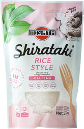 Orez Miyata în stil Shirataki, făcut din făină de konjac, 1 pachet (1 x 270 g)