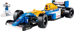LEGO Icons Williams Racing FW14B cu Nigel Mansell - Set de mașini model F1 cu minifigurine cu pilot de curse de colecționat - Decorațiune de birou cu suport - Cadou pentru adulți și adolescenți fani ai sporturilor cu motor 10353 Seturi de constructie Besuche den LEGO-Store