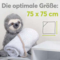 Prosop cu glugă pentru copii | 75X75Cm | 100% bumbac | Oeko-TEX 100 | Furnizorul #1 pentru clinici | Unisex Mama si Copilul Naty Shop