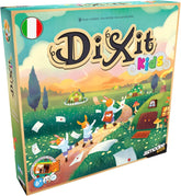 Asmodee Kids - Dixit Kids, joc de societate pentru imaginație și fantezie pentru copii și întreaga familie, cărți de joc ilustrate, 3-6 jucători, vârste 6+, 25 min, ediție italiană