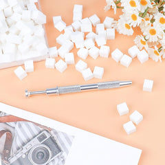 250 Stück Nail Art Schwamm Mit Metallgreifer Sponge Ombre Pinsel Nailart Nageldesign Zubehör Nagelstudio Zubehör Für DIY Babyboomer Effekte Ombre Gradient Nageldesign