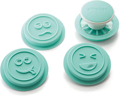 Silikomart 25.440.39.0069,Set Decupator Emoji, Ø73 MM Naty Shop