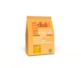Paste Dialsi în formă de stea, paste fără gluten din porumb și orez, trase în bronz, ingrediente 100% italiene, fără aditivi, se gătește în 8-9 minute, pachet de 300g
