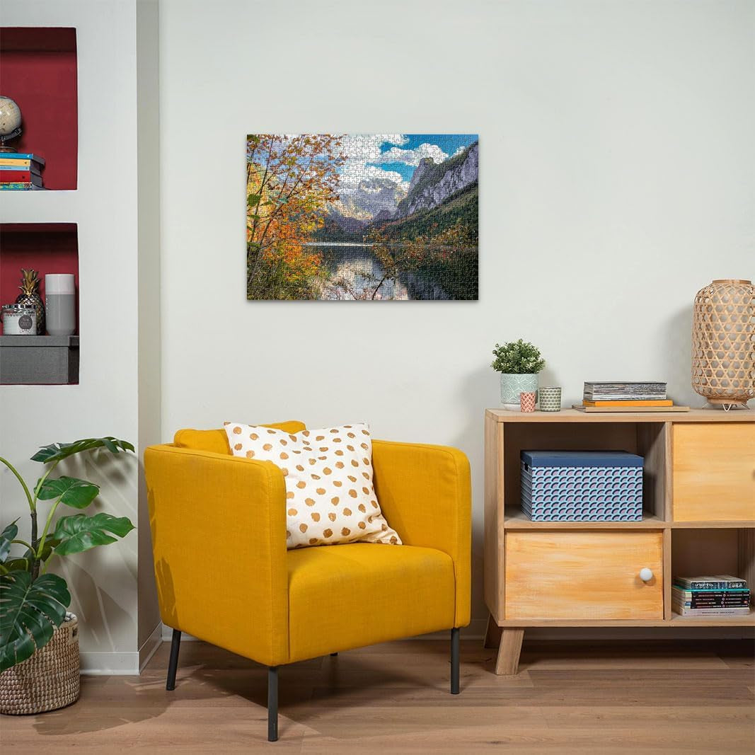 Ravensburger Puzzle 12000834 - Vorderer Gosausee - puzzle jigsaw de 1000 de piese pentru adulți cu vârsta peste 14 ani Puzzle Naty Shop