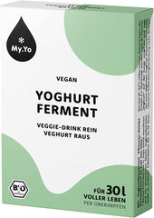Bio Joghurtferment Vegan – 6x5 g – Starterkulturen für 30 L pflanzlichen Joghurt – ohne tierische Zusätze – DE-ÖKO-013 zertifiziert