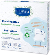 Scutece reutilizabile din bumbac 100% GOTS, pentru corp și machiaj, pentru bebeluși și întreaga familie - curăță pielea și absoarbe murdăria, potrivite pentru pielea sensibilă (pachet de 6)