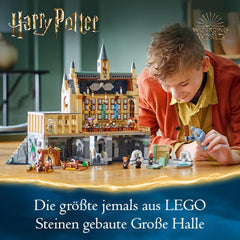 Castelul Hogwarts LEGO Harry Potter: Sala Mare, jucărie de colecționat, cu 11 minifigurine, inclusiv Hermione Granger, cadou magic pentru băieți și fete 76435 Seturi de constructie Besuche den LEGO-Store