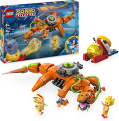 LEGO Sonic the Hedgehog Super Shadow Vs. Biolizard, jucărie gamer, cadou pentru băieți și fete, set de joacă de colecționat pentru copii și fani ai jocurilor video, cu figuri ale personajelor 77003 Seturi de constructie Besuche den LEGO-Store Titlu implicit