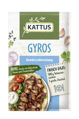 - Gyros Gewürzzubereitung | Gewürz für 3-4 Portionen | Ohne Zusatz von Hefeextrakt, Aroma und Zusatzstoffen | 25 g im Beutel