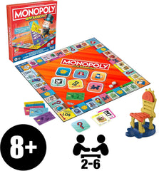 Joc de societate Monopoly App Banking - Versiune germană, versiune modernă a clasicului joc electronic pentru copii cu vârsta de 8 ani și peste, pentru 2 până la 6 jucători