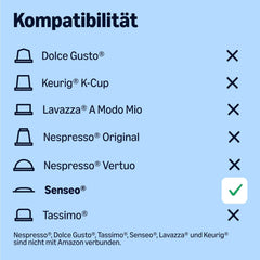 by Amazon Entkoffeinierte 100% Arabica-Kaffeepads, geeignet für Senseo-Maschinen, mittlere Röstung, 36 Stück (1 Packung mit 36 Stück) – Rainforest Alliance-zertifiziert