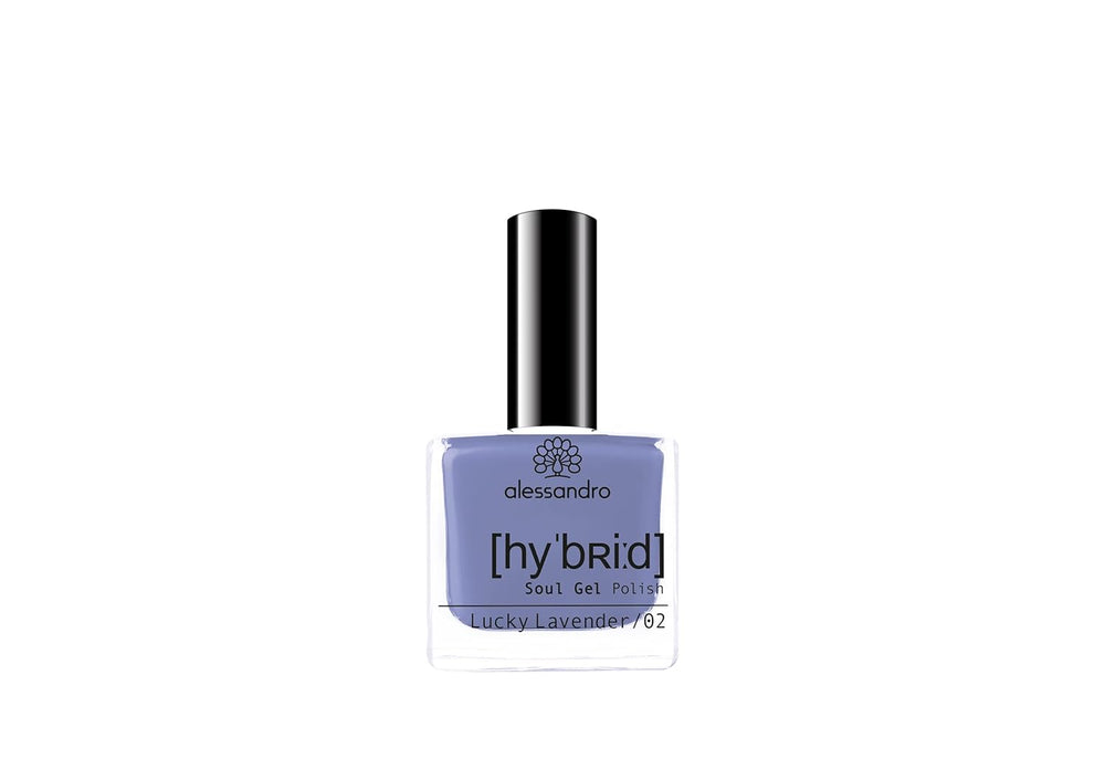 Oja hibridă Alessandro Lucky Lavender – nuanță lavandă – Unghii perfecte în doar 3 pași, fără LED – Rezistă până la 10 zile!