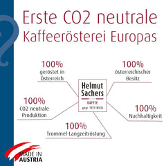 Helmut Sachers Kaffee - amestec vienez, Intensitate 3/5, 100% Arabica, boabe de cafea întregi, 6 X 500G Naty Shop