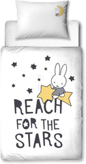 Lenjerie de pat pentru copii, iepuras si stele, bumbac Lenjerie de pat - copii Naty Shop Default Title