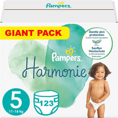 Scutece PAMPERS Harmony mărimea 5, 123 de bucăți (11-16 kg)