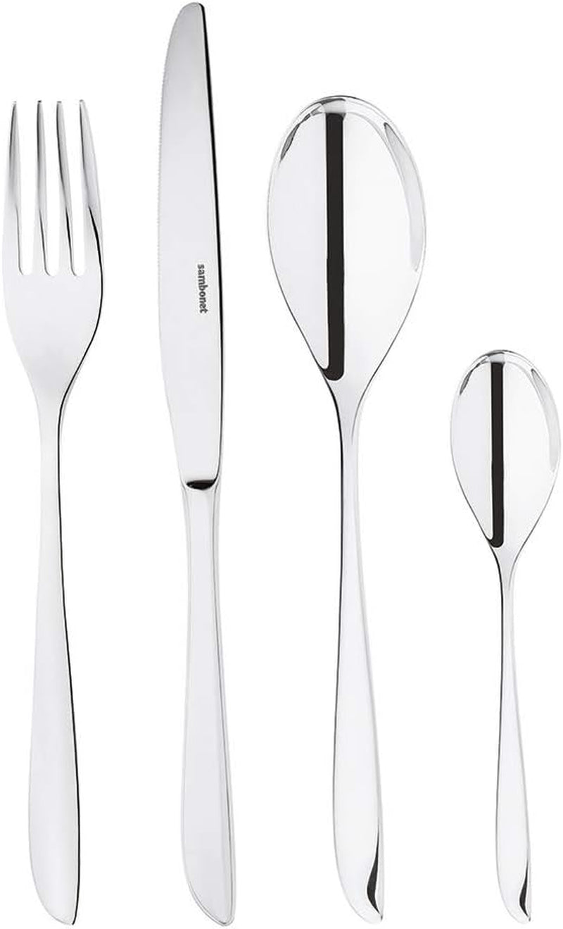 Sambonet 52163-81 Leaf - Set de tacâmuri Monobloc din oțel inoxidabil 18/10 Naty Shop