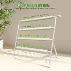 Kit de creștere hidroponică, sistem de irigare a plantelor hidroponice cu 36 de găuri, set de creștere hidroponică pentru grădină, casă, grădină, birou