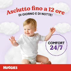 Scutece Huggies Ultra Comfort, mărimea 5 (12-17 kg), pachet de 56