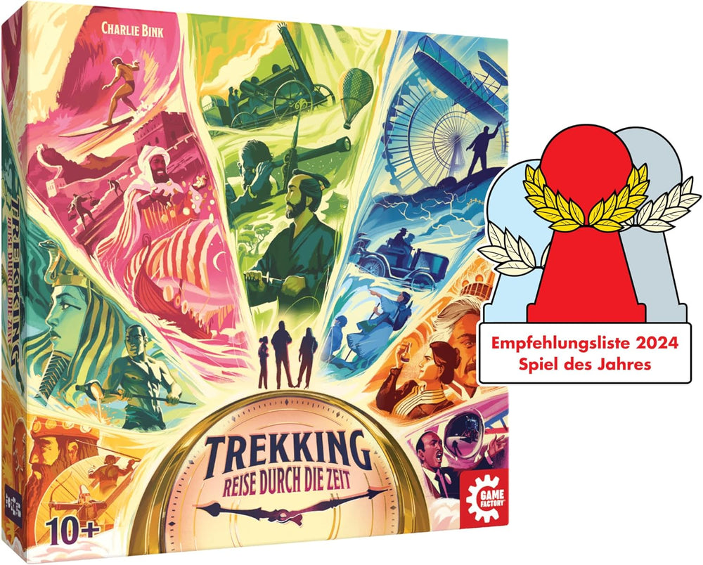 Game Factory 646098 Drumeții, Călătorie prin timp, Joc de societate pentru 1-4 jucători, Vârste 10+, Joc de familie