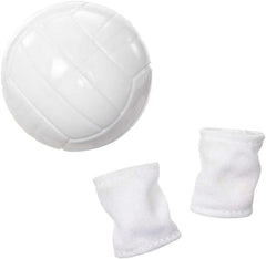 Barbie Made to Move - Volleyballspielerin-Puppe mit Trikot und Ball - 22 Gelenke für realistisches Spiel, inklusive Volleyball und Sportkleidung, HKT72