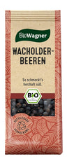 BioWagner - Bio Wacholderbeeren | ideal zu Wild, Sauerbraten oder Sauerkraut | naturbelassene Bio-Zutaten | recyclebare Verpackung | 30 g