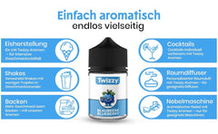 Twizzy Afine, Food Flavouring -60 ml - Aromă intensă - Ideală pentru coacere Arome Naty Shop
