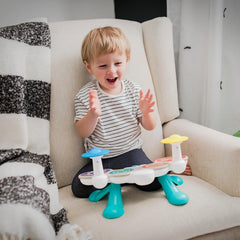 Baby Einstein, Together in Tune, Connected Magic Touch, tobe din lemn, instrumente muzicale, 4 moduri de joc și 10 melodii, control volum, jucărie din lemn pentru copii, de la 12 luni Jucarii Bebe Naty Shop