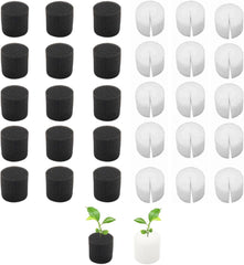 50 de bucăți de bureți hidroponici de 32 * 30 mm, propagare din vată de rocă, sistem hidroponic, bloc de burete de propagare, bureți de răsaduri, sistem hidroponic de seră, pentru cultivarea răsadurilor de legume și flori