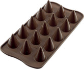 Forma Silicon Praline Silikomart Con Ø 2.6 x H 2.8 cm, 7.5 ml, 15 cavitati (SCG20) Bucatarie Naty Shop Scg20 Conuri