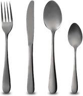 BERGNER MUNICH - Set de tacâmuri din oțel inoxidabil din 24 de piese Bucatarie Naty Shop Negru 24 de bucăți