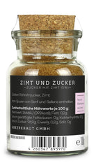 Ankerkraut Zimt & Zucker, 100g im Korkenglas