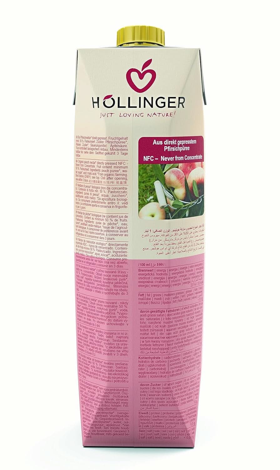 BIO Piersica, 1 litru Bauturi fara alcool Naty Shop