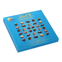 Lindt Ciocolată - Mini Praline | 2 x 155 g | Cutii a câte 32 de praline, fiecare în 5 sortimente delicioase, fără alcool | Cadou de ciocolată | Cadou de ciocolată