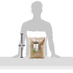 , Năut organic de 5 kg, leguminoase organice uscate din cultivare controlată, Cereale Naty Shop