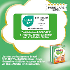 Scutece pentru bebeluși Sensitive mărimea 4, Maxi (8-13 kg), 20 bucăți
