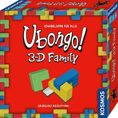 Kosmos 683160 Ubongo 3-D Family, Jocul popular de acțiune și puzzle 3D pentru întreaga familie, Jocul clasic de societate și petrecere pentru gândire logică pentru 1-4 jucători
