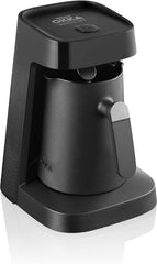 Cafetieră turcească Arzum Okka MINIO JET, 400 W, capacitate 5 căni, protecție la preaplin, sistem de avertizare acustică, cafetieră turcească, crom