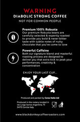 PRĂJIRE DIAVOLULUI | Boabe de cafea 1KG | Cafea extrem de tare | Cafea cu conținut ridicat de cafeină | Robusta premium de la
