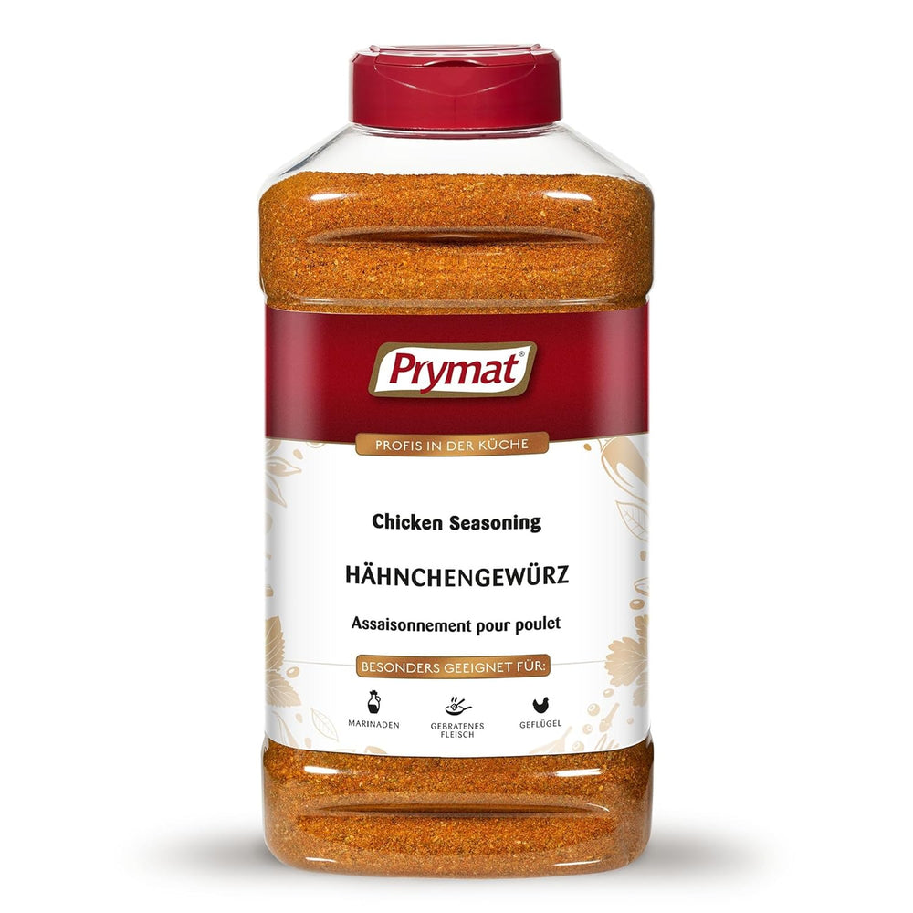 Prymat Hähnchengewürz 1100g, Gewürzmischung für Huhn, Truthahn, Ente, Gans, Grillgewürze, Marinade für Fleisch im Streuer