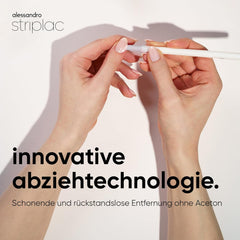 alessandro Striplac UV Top Coat Rosé - Unghii strălucitoare, rezistente la zgârieturi, până la 15 zile - Poate fi folosit cu sau fără culoare - Tehnologie delicată de îndepărtare - Vegan - Roz, Transparent, 6,5 ml