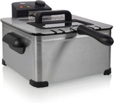 Friteuză Tristar, 1 coș mare și 2 coșuri mici, termostat reglabil, zonă de răcire, 5 litri, 2000 W, FR-6949 Electrocasnice Naty Shop Default Title